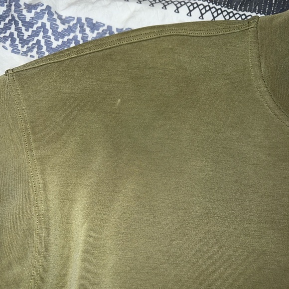Lululemon Softstreme perfectly oversized cropped crew bronze green - Picture 2 of 5